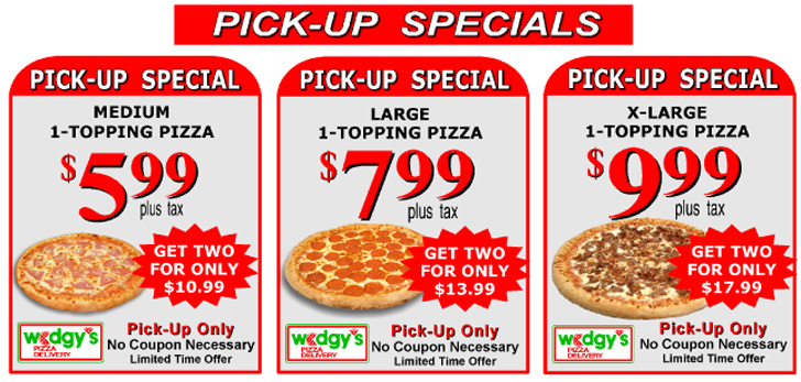 Pick-Up Specials
