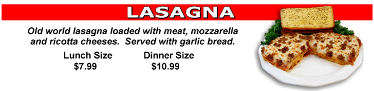 Lasagna Loaded with Meat & Cheese